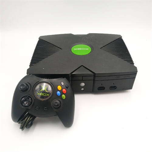 Microsoft Xbox Original Konsol - Sort - SNR 4070897 52605 (B Grade) (Genbrug)